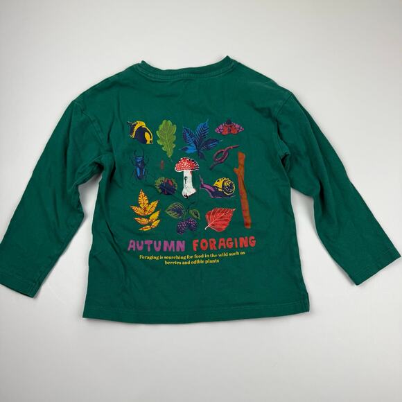 Mini Boden Green Autumn Foraging Shirt - Picture 6 of 6